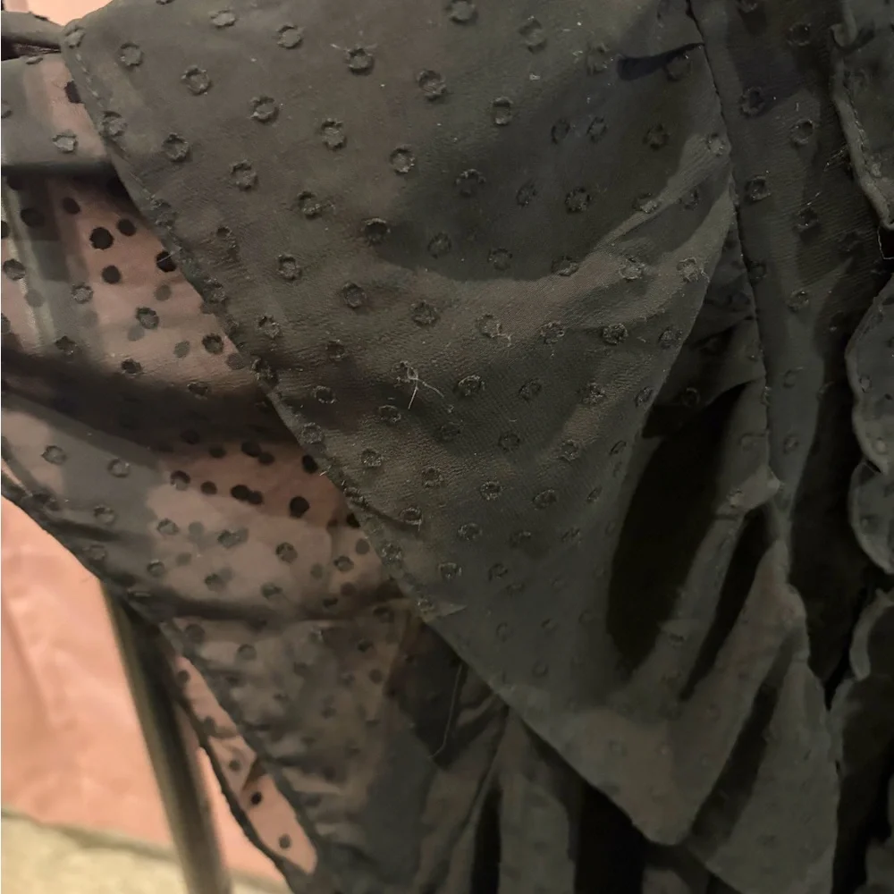 Torrid Black Ruffle Blouse - Picture 5 of 5